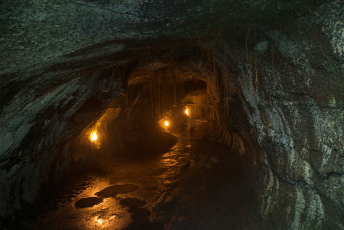 The Thurston Lava Tube is a main attraction for visitors of Hawaii Volcanoes National Park.